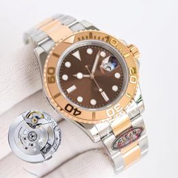 Top Men Luxury Watch 3235 Movimiento mecánico automático con caja Número de serie Número de serie Sapphire Mirror Watch 904L Relojes de material