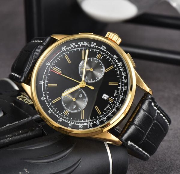 Top Hommes RB Montre Qualité Navitimer 1884 Montres Chronographe Mouvement À Quartz Montres Limité Cadran Noir 50E ANNIVERSAIRE Montre Homme Bracelet En Caoutchouc # 46