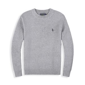 Top Men's Sweater Brand Xiaomi Pull pour hommes Automne et hiver Laine épaisse brodée tricotée pour hommes 2024 à manches longues col rond Pull de couleur unie