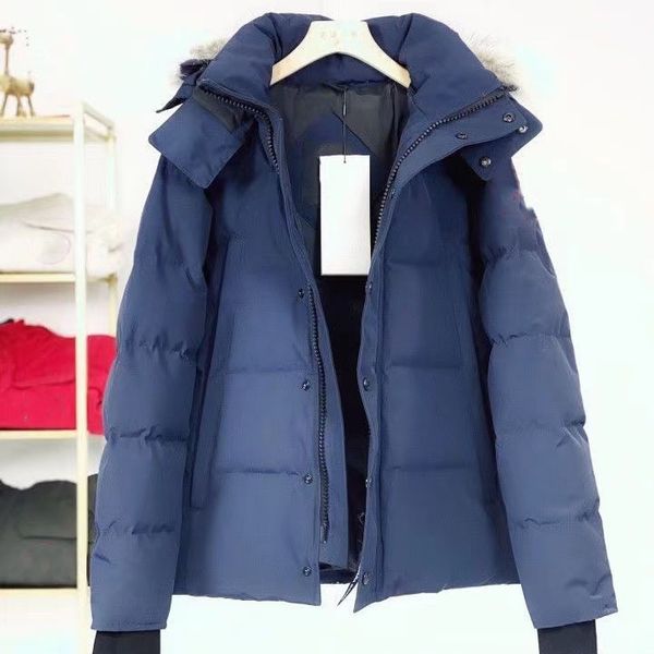 Top Men's Wyndham Winter Jacket Arctic Coat Down Parka Hoodie con piel Oferta Suecia Homme Doudoune Manteau Canada Designer 04