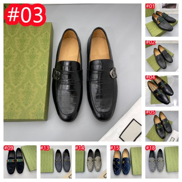 Top Men Slip on Men Dress Shoe Oxfords Fashion Business Designer Dress Men Shoes New Classic Leather Luxurious Men's Suits Shoes Man Shoes grande taille 38-46