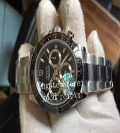 Top Men039s Chronograph Wrist Wrists Mens Automatic Cal4130 Watch Men Steel Céramique Corpsel Cosmographie JHF Dive Watches ST1449165