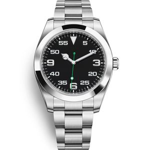 Top Heren 2813 Mechanisch roestvrij staal Automatisch AIR KING mannelijk horloge Sport zelfopwindende horloges Polshorloge