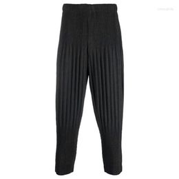 Pantalon de créateur pour hommes Top Mens Men's Miyake Pleat Man Trant