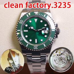 Top Mens Watch Super Sub 3235 Automatische mechanische beweging Horloges 41 mm Clean Factory Sapphire Waterdicht 904L Steel Luxury Glow-in-the-Dark Hoogwaardige kwaliteit met doos