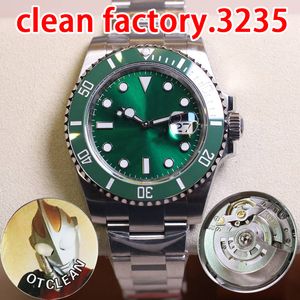 Top Mens Watch Super Sub 3235 Mouvement mécanique automatique Montres 41 mm Clean Factory Sapphire étanché