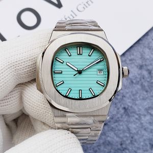 Top montre pour hommes avec boîte d'origine montre de luxe de haute qualité 40mm mouvement automatique bracelet en acier inoxydable pour hommes montres pour hommes un verre saphir étanche peut être ajouté