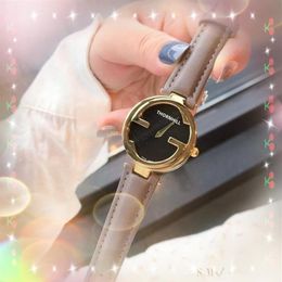 Top model Fashion Lady Relojes de cuarzo Casual abeja forma de G mujeres oro rosa cinturón de cuero genuino reloj de lujo mujer elegante pulserawat2641