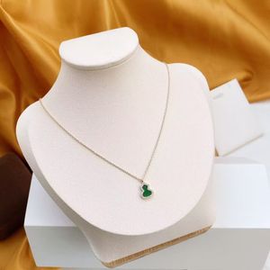 Top Kettingen qeelin hangers sieraden parelmoer roestvrijstalen ketting plaat 18k Rode ketting voor dames meisje Valentijnsdag Moederdag sieraden Groothandel geschenken