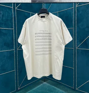 Top Nieuwe BA designer luxe mode High Street Hip Hop Polar stijl katoen casual losse T-shirt trui ademend voor mannen en vrouwen y2k