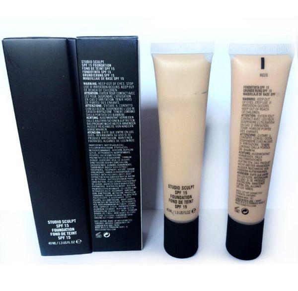 TOP NOUVELLE marque de maquillage professionnel 40 ml STUDIO Foundation SCULPT SPF 15 FONDATION FOND DE TEINT SPF 15 7985527