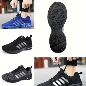 Top Nouveau nouveau coussin d'air respirant Sneakons hommes Chaussures sportives rayées pour courir, basket-ball et séances de gym - extérieur résistant à l'usure