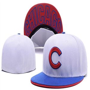 Top Nieuwe Chicago Royal Blue Color Hats Man Cool Baseball Caps Volwassen Peak Hip Hip Fit Cap Men Dames Volledig gesloten Gorra210m