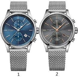 Top Nieuwe Mode Blauwe Dail Watshes Heren Horloge 1513440 1513441 Originele Verpakking Hele Retail deli243Z