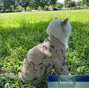 Pull pour animaux de compagnie, nouvelle marque à la mode, Cardigan ours mignon, chat, chien, vêtements pour chiens de petite et moyenne taille