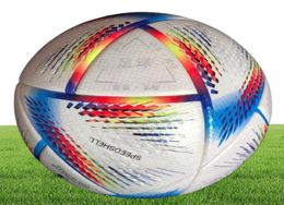 Top New World 2022 Cup Soccer Ball Taille 5 Highgrade Nice Match Football Ship the Balls Without Air1321692