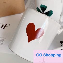 Tasse d'amour nordique en céramique, tasse à café illusoire pour fille