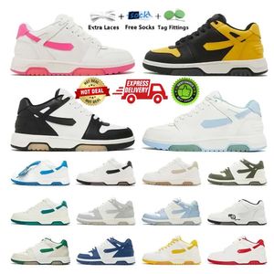 Top de diseñador de oficina Zapatos casuales blancos Zapatillas de deporte de lujo para mujer con cordones Hombres planos Top Blanco Negro Azul marino Vintage Oliva Zapatillas de deporte para hombre