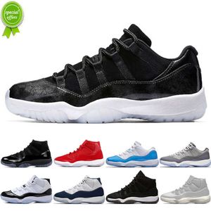 Top OG 11 11s Cap en jurk prom night heren basketbalschoenen platinum tint gym rood gefokte prm erfgename baronnen Concord Space Jam 45 heren sport