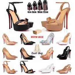Christian Louboutin Heels Red Bottoms Wedding Shoes CLZapatos de boda para mujer de diseñador con parte inferior roja Marca de lujo Loubutin  【code ：L】