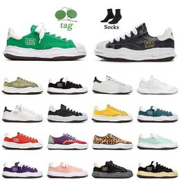 Top OG Original MMY Maison Mihara Yasuhiro Chaussures Femme Hommes Designer Blakey Sole Toile Baskets à plateforme basse Wayne Peterson23 Baskets basses en cuir Baker Sports