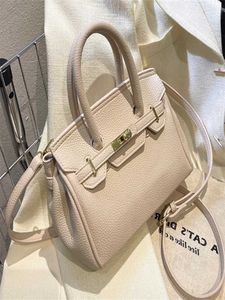 Top original H bolsas de asas al por mayorTop al por mayor LN nicho bolso rosa para mujer 2024 nuevo Internet famoso un hombro crossbody h Tener logotipo real