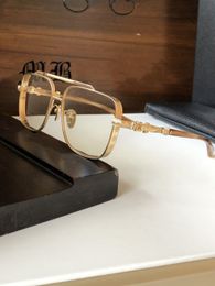 Top originele designer zonnebril van hoge kwaliteit voor heren beroemde modieuze retro luxe merk lenzenvloeistof mode design damesbril met doos titanium 8012