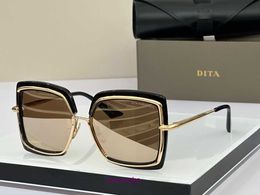 Top Original al por mayor Dita gafas de sol tienda en línea Marco grande para mujer DITA NARCISSUS DT 503 sombrilla para actividades al aire libre