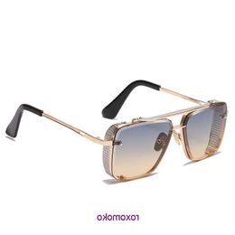 Top d'origine en gros en gros Dita Lunettes de soleil en ligne Boutique en ligne Edge Mesh Mesh pour les hommes et les femmes Square résistant aux UV FYH