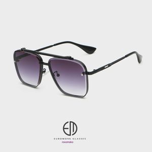 Top Original vente en gros de lunettes de soleil Dita boutique en ligne Nouvelles lunettes de soleil à double faisceau de mode personnalisées polyvalentes
