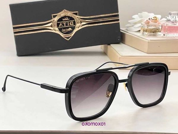 Top Original vente en gros de lunettes de soleil Dita boutique en ligne Boîte FLIGHT pour hommes Lunettes de soleil DIta activités de plein air coréennes à la mode femmes KTD