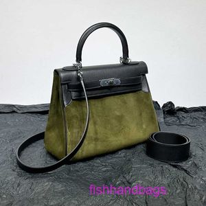 Top vente en gros originale de sacs fourre-tout Kailys boutique en ligne 2024 Nouveau sac en cuir véritable de qualité haut de gamme 28 cm en peau de vache du Moyen Âge avec un vrai logo