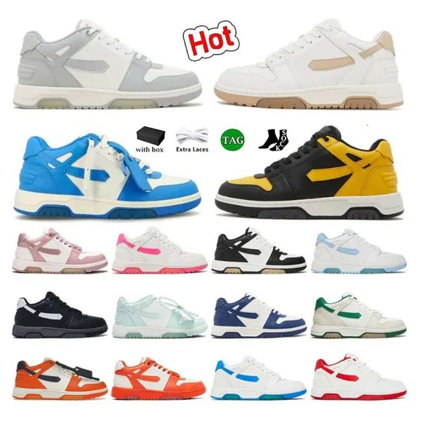 TOP Out Of Office Sneaker Designer Casual Chaussures De Luxe Femmes Baskets Couleur Mixte À Lacets Plat Hommes Top Offsss Blanc Noir Bleu Marine Vintage En Détresse Hommes Formateurs z2