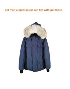 Top Parkas Manteaux Designer Hommes Femmes Down Canadian Gooses Vestes Veste Homme Hiver Jassen Puffer Big Fur Hoodies Vêtements d'extérieur Hiver A082 Ajouter de la polaire à l'épaisseur