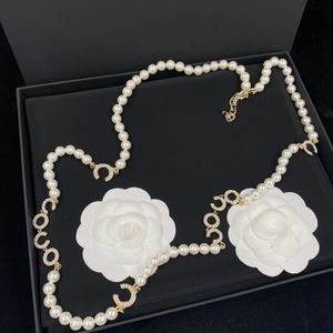 Top Parel Mode Lange Parelkettingen Voor Vrouw Kralen Brief Ketting Luxe Designer Ketting Cadeau Sieraden Supply