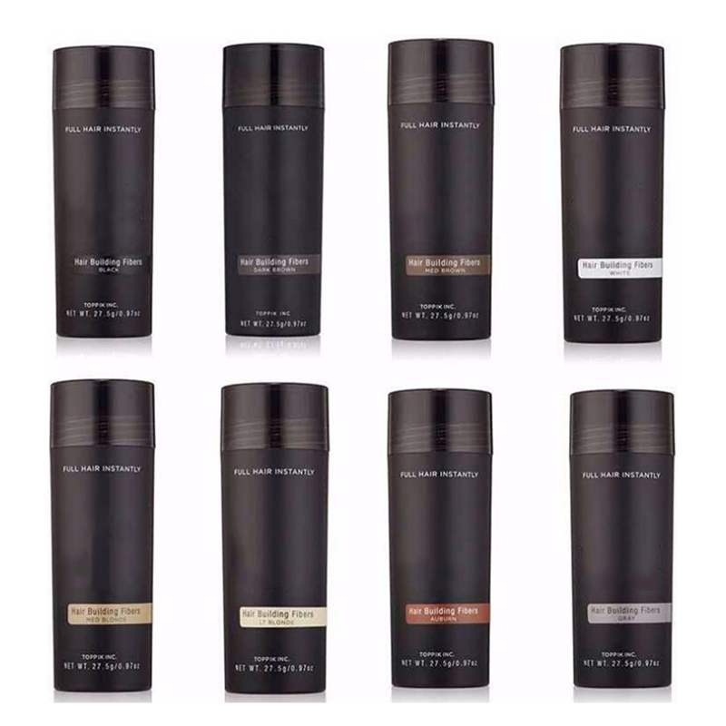 Top pppk Haarfaser-Keratin-Pulverspray, dünner werdendes Haar, Concealer, Haarausfall, 10 Farben