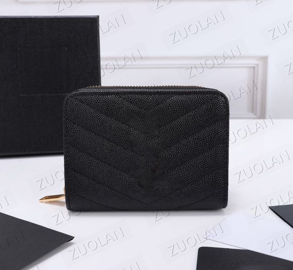 Top bourse 403723 design à la mode nouveau style rhombique Petit porte-cartes paquet stockage portefeuille portefeuilles business clip pièce style classique facile à mettre dans la poche 12-10-3