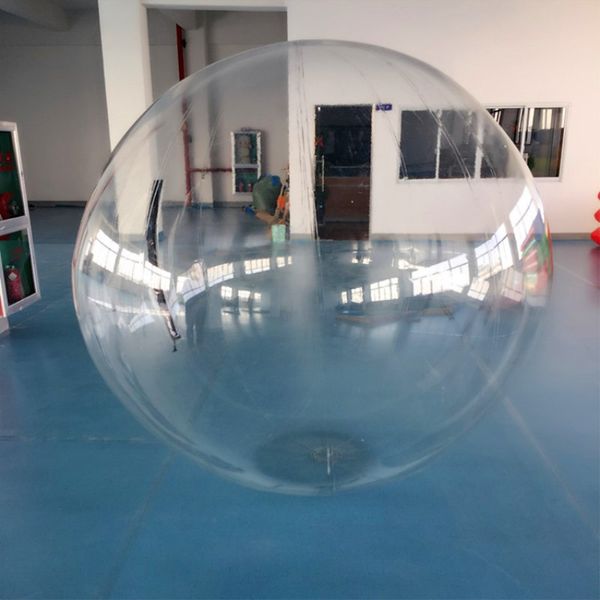 Envío gratis de alta calidad 1,5 m PVC bola para caminar sobre el agua Bola gigante para el agua bola Zorb globo inflable agua Zorb-Ball para juego de baile