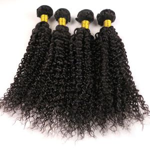 Virgin Human Hair Bundles Mink Cheveux Brésiliens Tisse Vague d'eau Non transformés 8-34 pouces Malaisien Péruvien Indien Extensions de cheveux bon marché