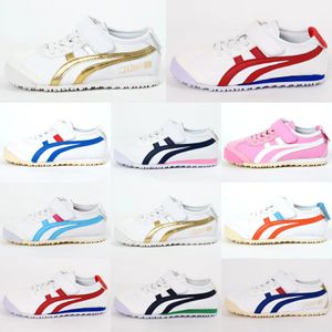 Niños String Casual Shoes White Jogging Sneaker Tiger Niños Biños Japonesa Moda Soft para niños Continuadores de zapatillas