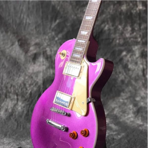 Top qualité 1959 R9 violet haut guitare électrique standard gitaar touche en palissandre guitarra