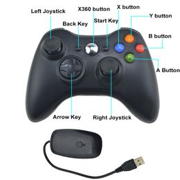 Topkwaliteit 2.4G Gamepad Joystick Draadloze Controller voor Xbox 360 voor PS3 PC Game Controller Gamepad Joypad met Detailhandel