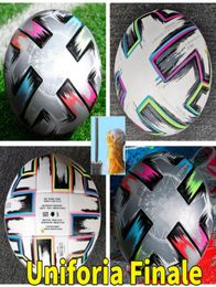 Top Cality 20 Euro Cup Size 5 Soccer Ball 2021 European Uniforia Final Final Kyiv PU Gránulos Slip RESISTANT Football High Grade2333475