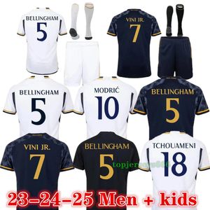 Nieuwe 2024 2025 Real Madrids BELLINGHAM VINI JR voetbalshirts kinderen voetbal kits 23 24 25 Heren kinderen voetbal jersey shirt Camiseta Futbol maillot voet