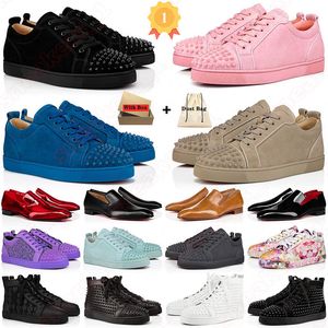 designer red bottoms mens shoes Con Box luxurys diseñadora loafers Flat fur Women 's shoes Walking 【code ：L】