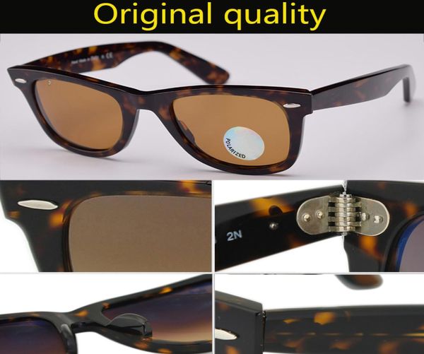 Top qualité 214050mm 54mm taille lunettes de soleil polarisées hommes femmes acétate cadre verres lentilles lunettes de soleil hommes femmes pour Male7707443