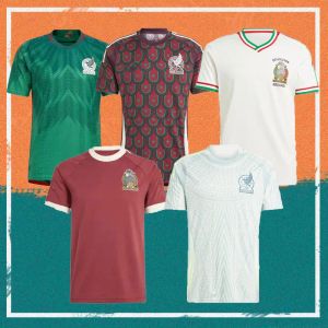 Top kwaliteit 24/25 Mexico Copa America Voetbalshirts 22/23/24 LOZANO DOS SANTOS H. LOZANO Shirt RAUL CHICHARITO voetbal Uniform
