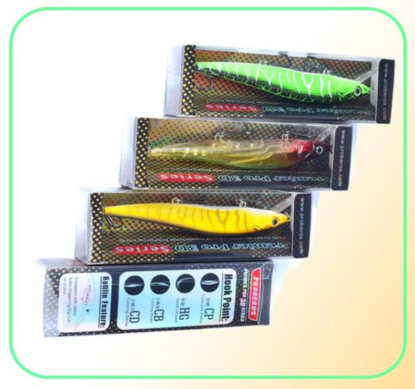 Estilos de mezcla de 24 piezas de calidad superior 4 6 Hook Minnow Fishing Lure Bassbait ganchos de lubina artificial Tackle5120861