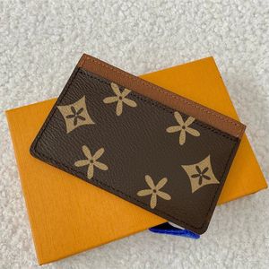 Carteras de alta calidad con 3 ranuras para tarjetas de crédito M60703, cubierta para tarjetas, dama, hombre, bolsa para llaves, tarjetero, monedero, Mini billetera para mujer, monederos, cuero genuino, tarjetero de lujo