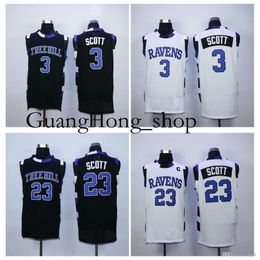 Topkwaliteit 3 de filmversie van One Tree Hill Lucas 23 Nathan Scott Jersey Double Ed College Basketball Jerseys maat S-XXL zeldzaam